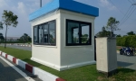 Nhà bảo vệ 2x3m lắp cho khu đô thị
