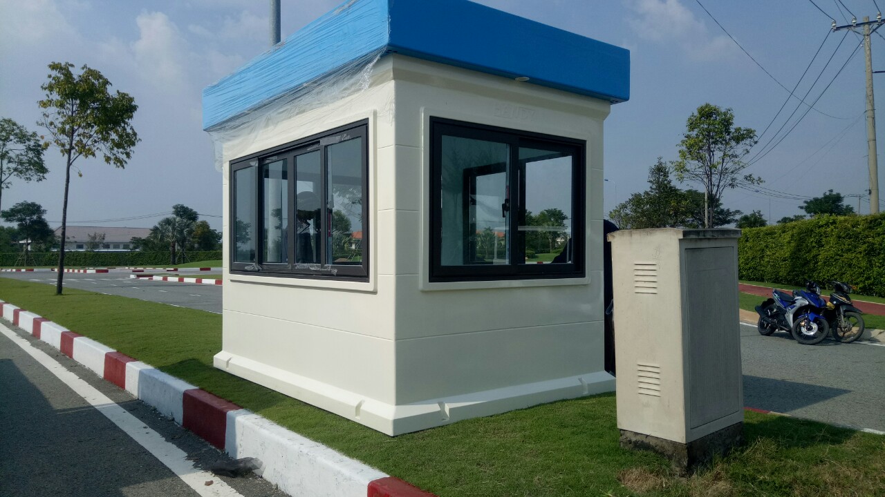 Nhà bảo vệ 2x3m lắp cho khu đô thị
