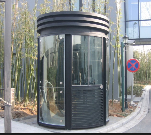 Bốt gác tròn khung thép
