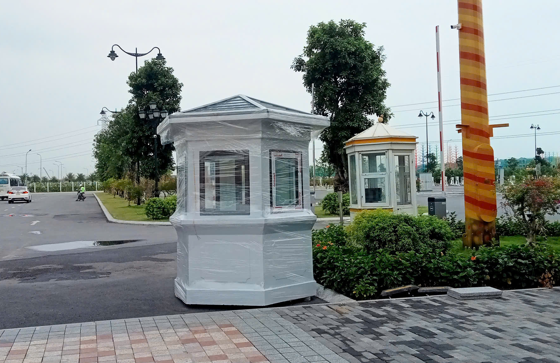 Bốt bảo vệ Vinacabin được chủ đầu tư mua thay thế các loại bốt gác giá rẻ đã mua trước đó