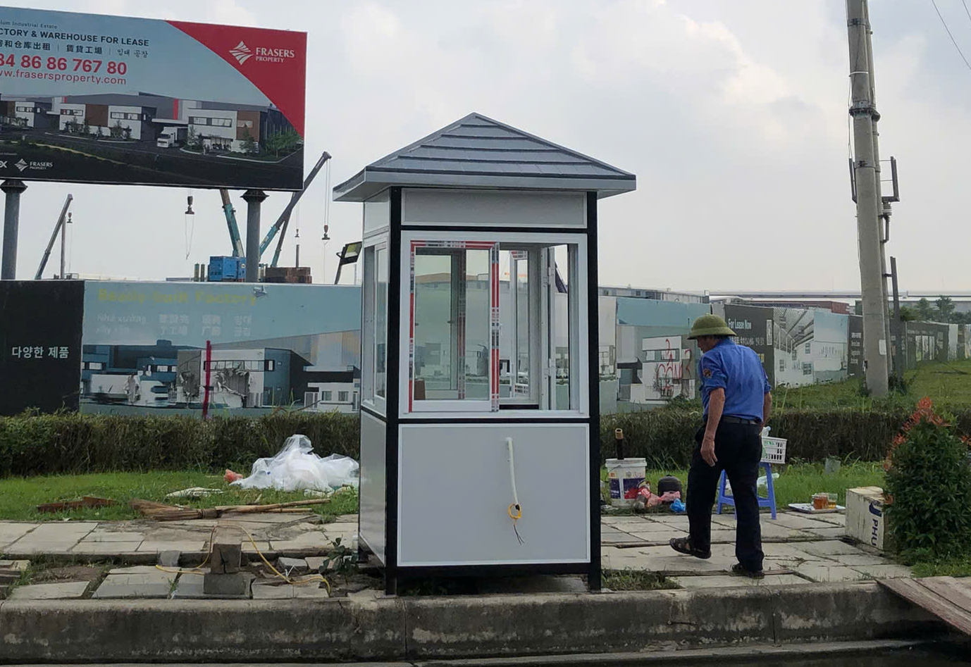 Cabin bảo vệ giá rẻ dành cho công trường