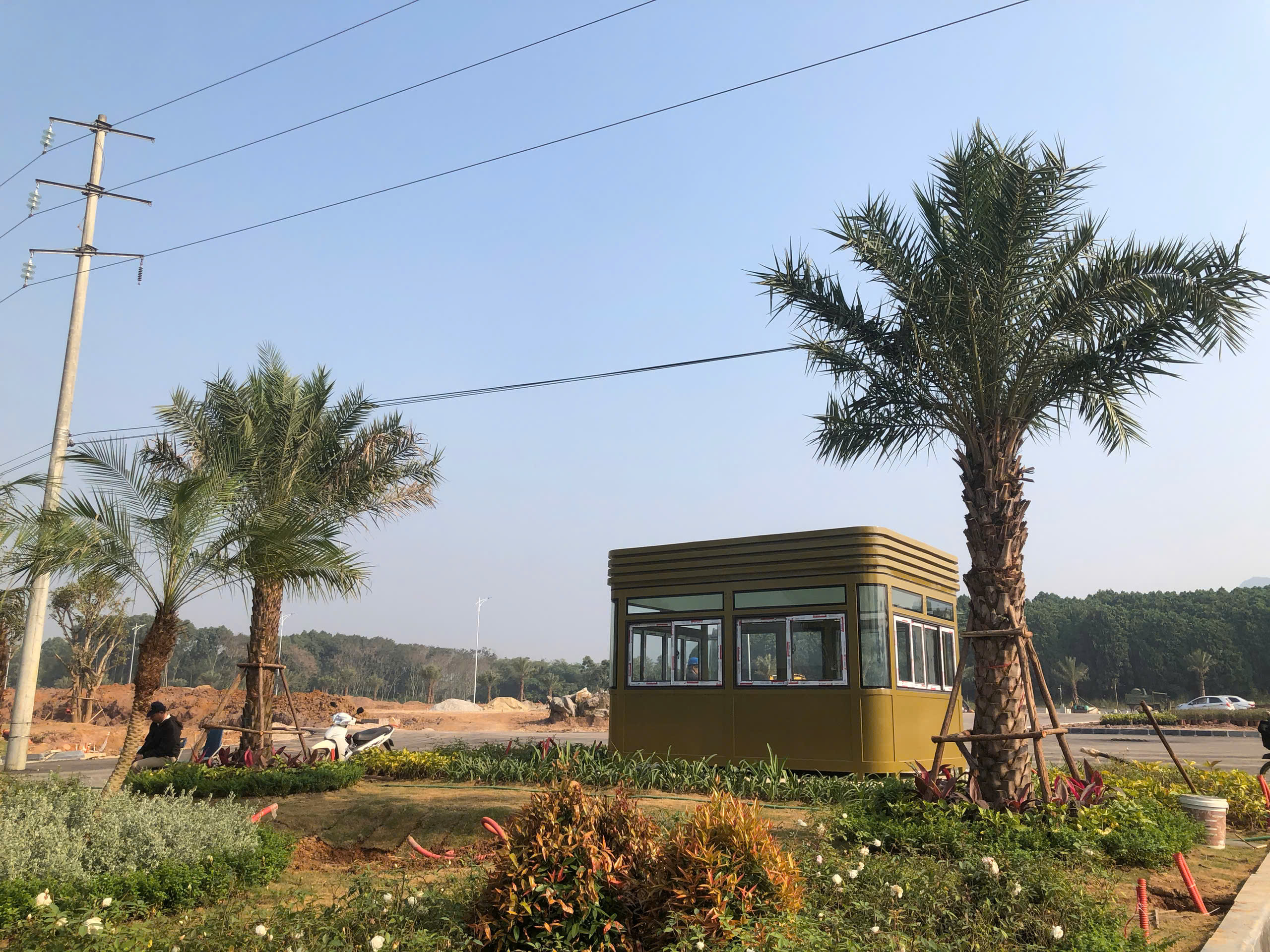 Trạm gác bảo vệ khu đô thị